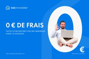 0€ de frais pour devenir mandataire BSK immobilier